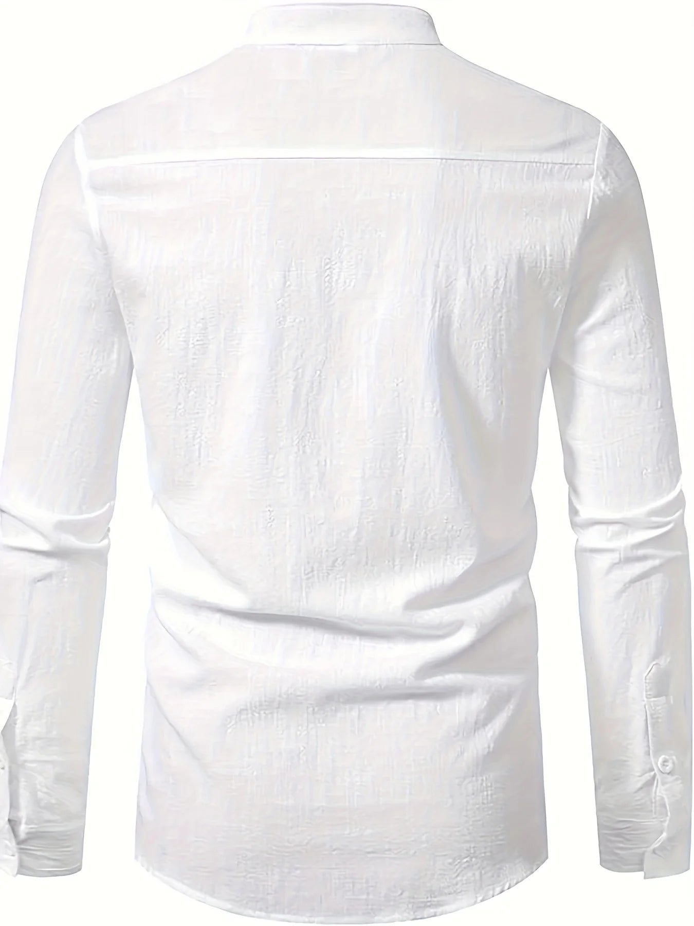 Men's Casual Fashion Long Sleeve Linen Shirt Stylish Comfortable Breathable Men's Clothing